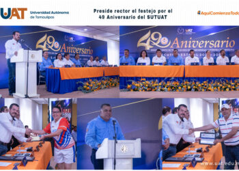 Festejan el 49 aniversario del Sindicato de la UAT en Cd. Mante