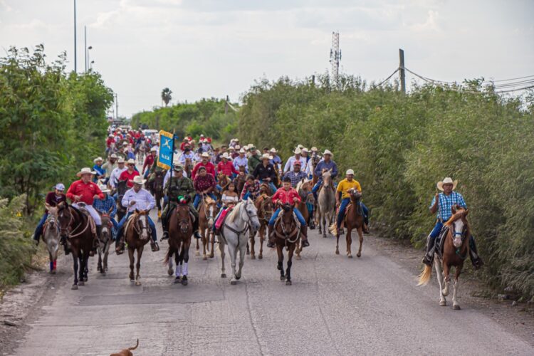 Realizan en Matamoros Cabalgata Cívico-Militar “La Gran Fuerza de México”
