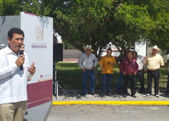 Pavimenta Gobierno de Matamoros accesos a escuelas rurales con inversión de 6.7 MDP