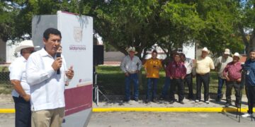 Pavimenta Gobierno de Matamoros accesos a escuelas rurales con inversión de 6.7 MDP