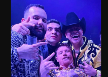 Carín León y Eduin Caz revelan si es real que el Canelo los corrió de la fiesta de Emily