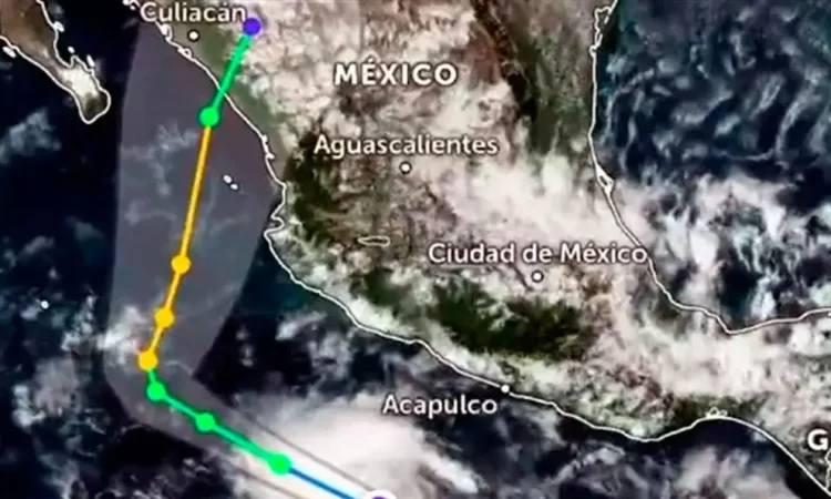 Orlene toca tierra como huracán categoría 1 en Sinaloa