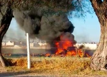 Cae helicóptero encargado de vigilar los límites con Jalisco