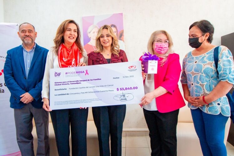 Apoyan DIF-Victoria y Damas-CMIC a la Fundación Cachito de Luz.