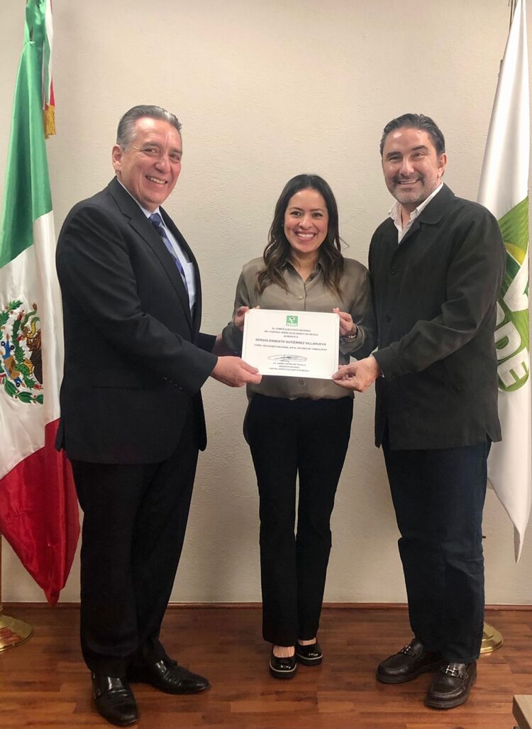 Designan a Ernesto Gutiérrez Delegado del CEN del PVEM en Tamaulipas