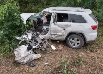 Grave conductora al estrellarse con tráiler