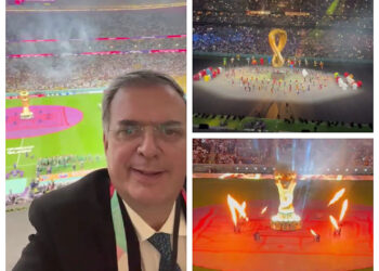 Así vive Ebrard el Mundial de Qatar… y ya piensa en el de México en 2026