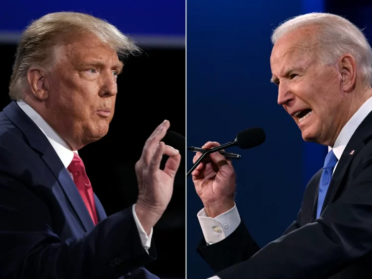 Biden y Trump se enfrentan en vísperas de elección de medio término.