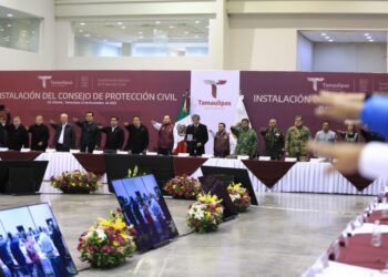 Instalan Consejo Estatal de Protección Civil en Tamaulipas