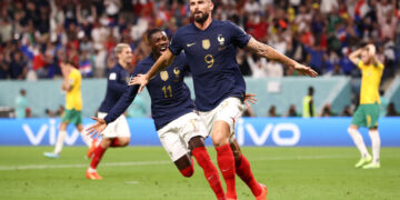 Francia derrota 4-1 a Australia y es líder de su grupo en Qatar 2022