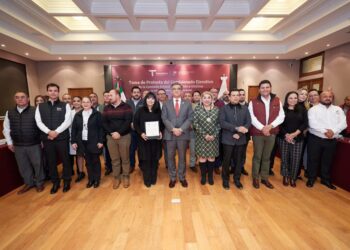 Toma protesta a Lorena Perales Salinas como titular de la Comisión Estatal de Atención a Víctimas