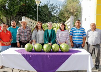 Recibe DIF Tamaulipas donativo de tres toneladas de sandía