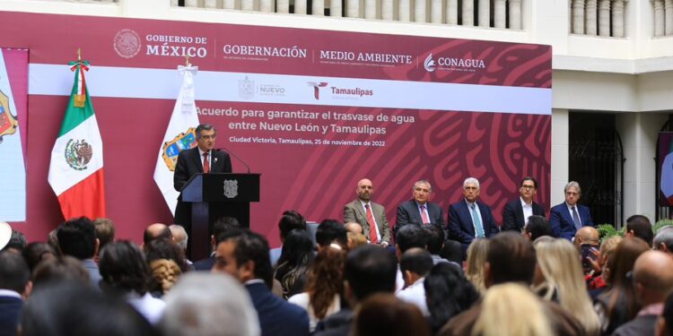 Avalan Gobernación, CONAGUA y Estados trasvase de presas  “El Cuchillo” a “Marte R. Gómez”