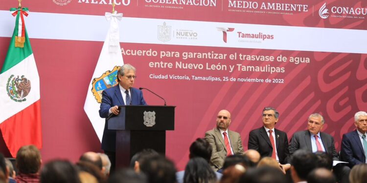 Avalan Gobernación, CONAGUA y Estados trasvase de presas  “El Cuchillo” a “Marte R. Gómez”