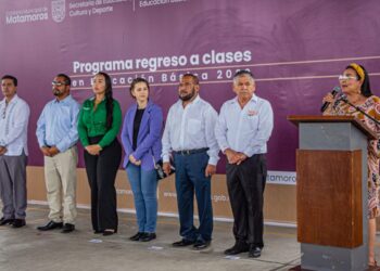 Entregan apoyos a 22 escuelas de Matamoros por un monto superior a 2.2 MDP