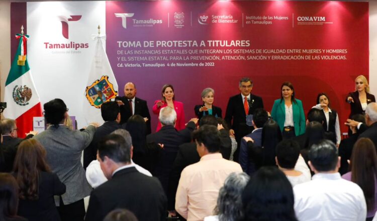 Impulsa María de Villarreal acciones para erradicar la violencia de género.