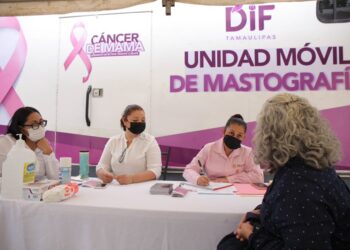 Cierra el 11 de noviembre campaña de mastografías en el DIF-Tamaulipas