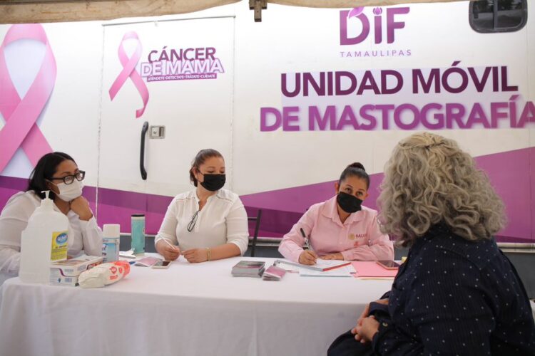Cierra el 11 de noviembre campaña de mastografías en el DIF-Tamaulipas