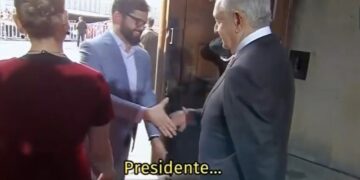 AMLO se reúne con Gabriel Boric, presidente de Chile