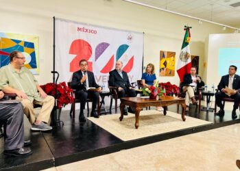 Destacan sólida relación entre México y EU, al conmemorar los 200 años de relaciones diplomáticas