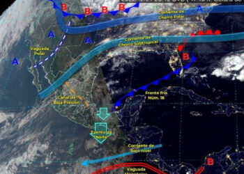 Alertan por onda gélida que trae el frente frío 19 al norte de México 