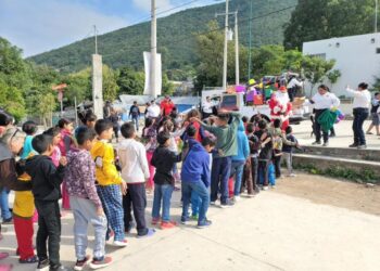 Más de 500 menores recibieron juguetes por parte de la Guardia Estatal