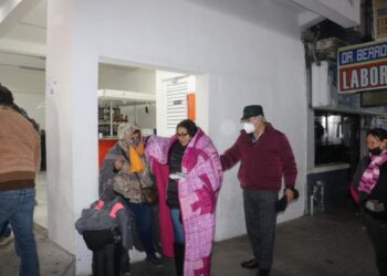 Refuerza Salud atención a personas en riesgo por onda gélida en Tamaulipas