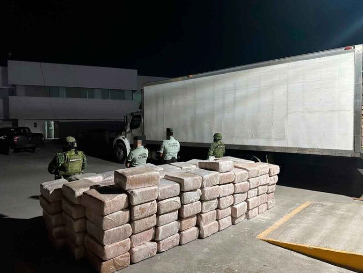 Detiene la Guardia Nacional en Nuevo León a hombre con media tonelada de marihuana