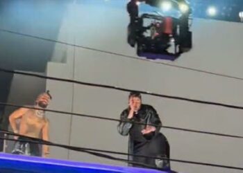 Bad Bunny y Arcángel encienden San Juan para la grabación de un video