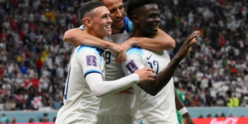 Inglaterra golea 3-1 a Senegal; enfrentará a Francia en cuartos de final