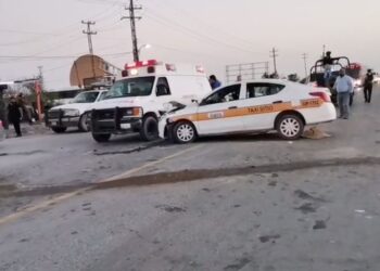 Muere menor en aparatoso choque en Reynosa