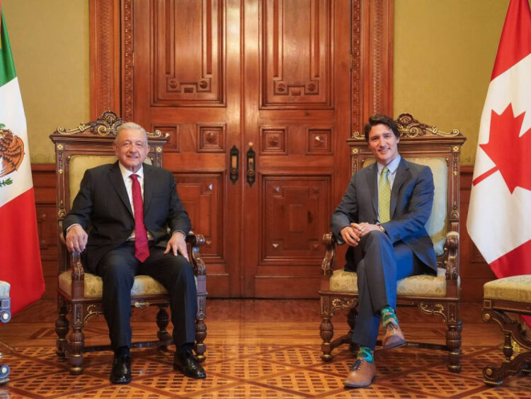 AMLO agradece a Trudeau visita a México y ‘expresiones de sincera amistad’