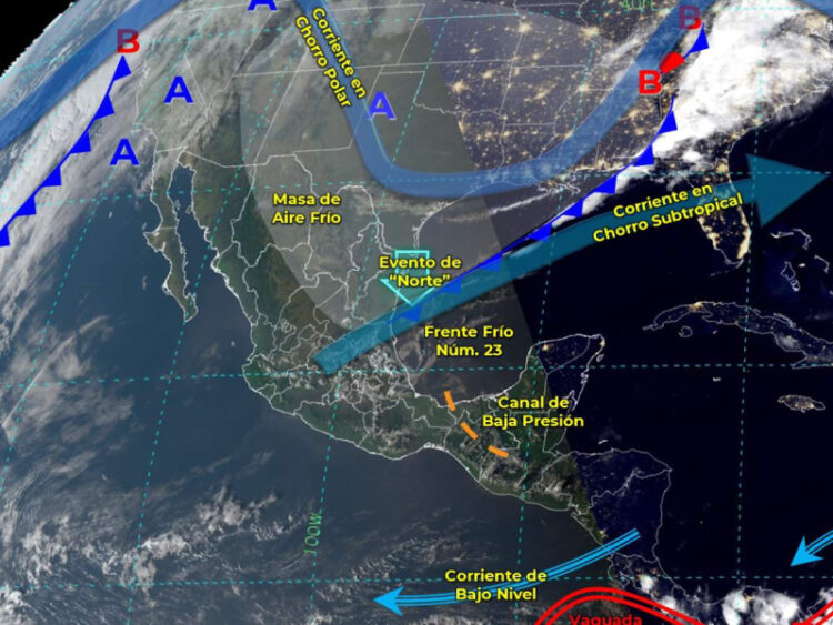 Prevén temperaturas de 0 a 5 grados en Tamaulipas por frente frío 23
