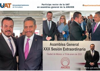 Participa rector de la UAT en Asamblea General de la ANUIES