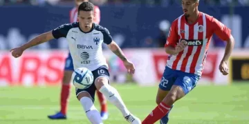 Monterrey se impone a San Luis con un triplete de Funes Mori