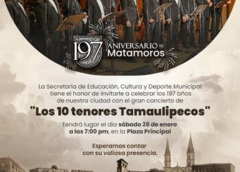 Conmemorarán 197 Aniversario de  Matamoros con ceremonia y Tenores