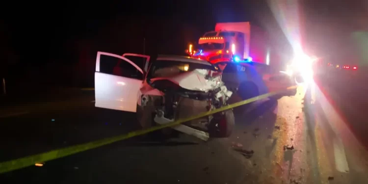 Once heridos y un muerto en choque en ruta Victoria-Tampico