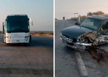 Centroamericanos heridos al chocar autobús en que viajaban