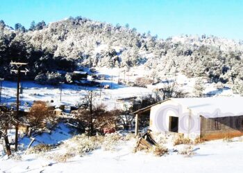 Llega el frente frío 22 al México con aguanieve en sierra del noroeste