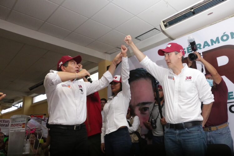 Destaca Mario Delgado herencia izquierdista de Paola López y pide votar por Morena