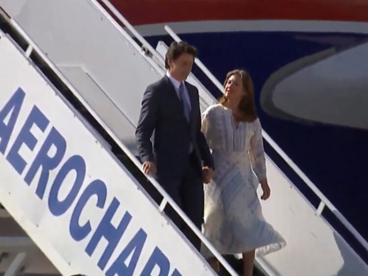 Justin Trudeau, presidente de Canadá llega a México para cumbre de líderes