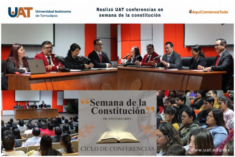 Realizó UAT ciclo de conferencias por el 106 aniversario de la Constitución