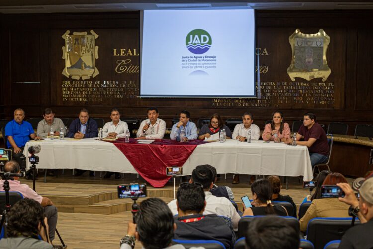 Expone Acalde de Matamoros irregularidades encontradas en la Junta de Aguas y Drenaje