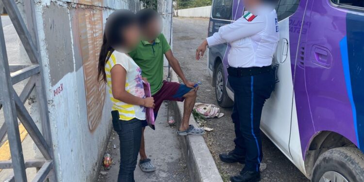 Rescatan a 5 menores en situación de abandono en Col. Linda Vista de Victoria