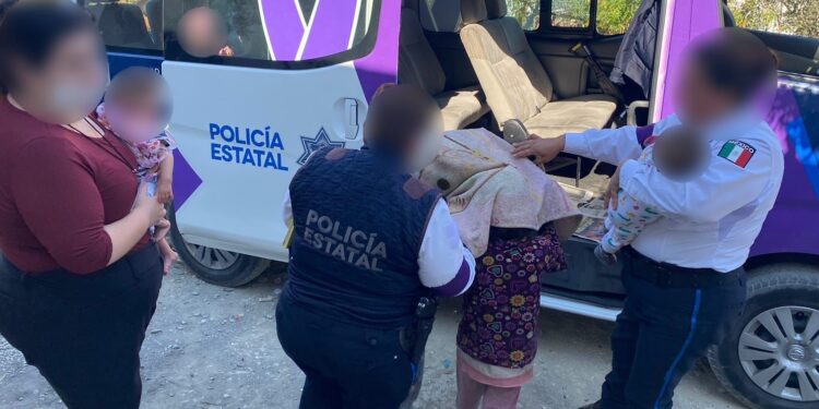 Rescatan a 5 menores en situación de abandono en Col. Linda Vista de Victoria