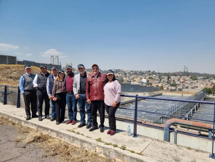 Visitan planta tratadora de aguas residuales de la CDMX funcionarios de Tamaulipas