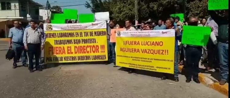 Exigen destitución del director del Tecnológico de Cd. Madero, Tamaulipas