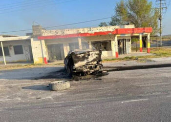 Hallan cuatro calcinados tras tiroteo en General Bravo, Nuevo León