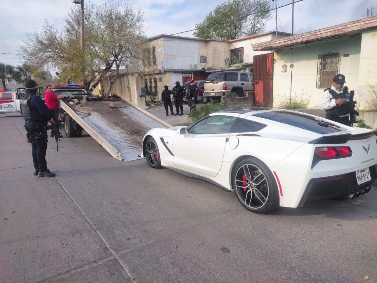 Recuperan en Matamoros auto deportivo robado en enero