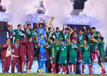 México derrota 3-1 a EU y se corona en Premundial sub 17